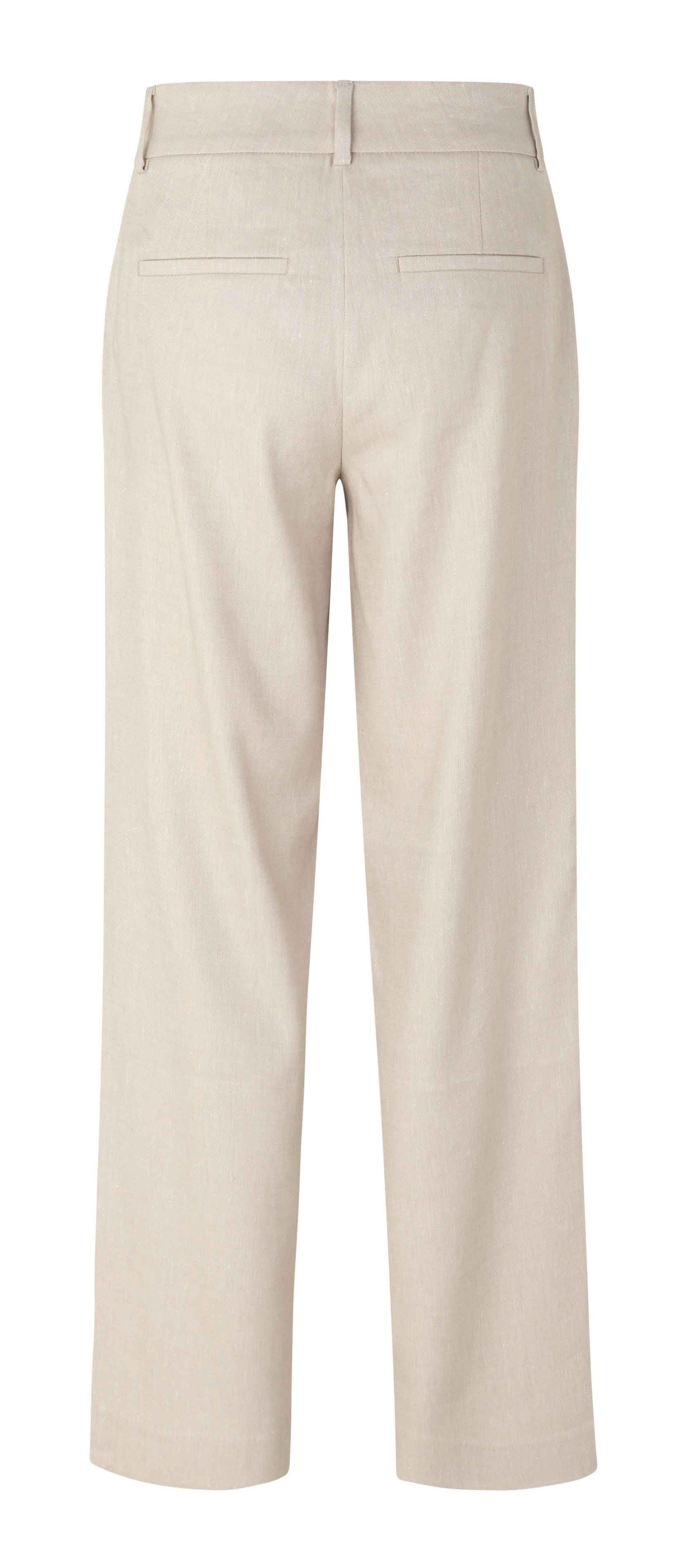 Dena Regular hørbukser - sand